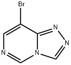 8-溴-[1,2,4]三唑并[4,3-C]嘧啶 结构式