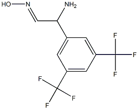 2-amino-2-(3,5-bis(trifluoromethyl)phenyl)acetaldehydeoxime 结构式