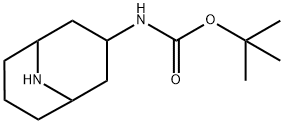 叔丁基N-{9-氮杂双环[3.3.1]壬烷-3-基}氨基甲酸酯 结构式