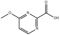 4-甲氧基嘧啶-2-羧酸 结构式