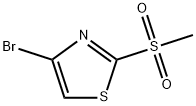 4-溴-2-(甲磺基)噻唑 结构式