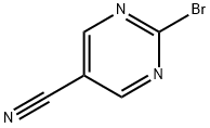 2-溴嘧啶-5-甲腈 结构式