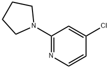 4-氯-2-(吡咯烷-1-基)吡啶 结构式