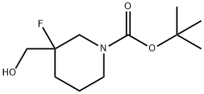 3-(氨基甲基)-3-氟哌啶盐酸盐-1-甲酸叔丁酯 结构式