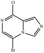 5-溴-8-氯咪唑并[1,5-a]吡嗪 结构式