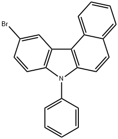 10-溴-7-苯基-7H-苯并[C]咔唑 结构式