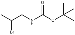 N-BOC-2-溴-1-丙胺 结构式