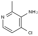 4-氯-2-甲基吡啶-3-胺 结构式