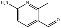 6-氨基-2-甲基吡啶-3-甲醛 结构式