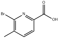 2-溴-3-甲基-吡啶-6-羧酸 结构式