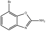 7-溴苯并[D]恶唑-2-胺 结构式