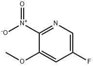 3-Methoxy-5-fluoro-2-nitro pyridine 结构式