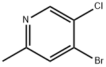 4-BroMo-5-chloro-2-Methylpyridine 结构式