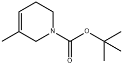 1(2H)-Pyridinecarboxylic acid, 3,6-dihydro-5-Methyl-, 1,1-diMethylethyl ester 结构式