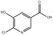 6-氯-5-羟基烟酸 结构式