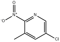 2-硝基-3-甲基-5-氯吡啶 结构式