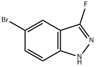 3-氟-5-溴吲唑 结构式