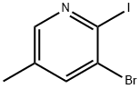 3-溴-2-碘-5-甲基吡啶 结构式