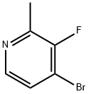 4-BROMO-3-FLUORO-2-METHYLPYRIDINE 结构式