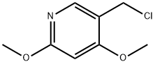 2,4-二甲氧基-5-氯甲基吡啶 结构式