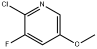 2-氯-3-氟-5-甲氧基吡啶 结构式