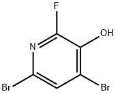 4,6-DibroMo-2-fluoropyridin-3-ol 结构式