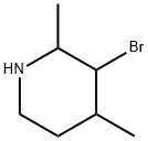 3-溴-2,4-二甲基哌啶 结构式