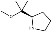(2R)-(2-甲氧基丙基-2-基) 吡咯烷 结构式