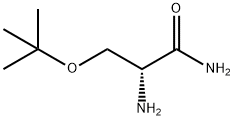 (R)-2-氨基-3-(叔丁氧基)丙烷酰胺 结构式