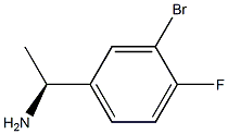 (S)-3-溴-4-氟-苯乙胺 结构式