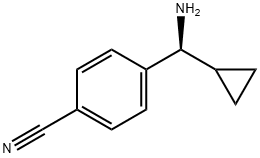 4-[(S)-氨基环丙基甲基]苯腈 结构式