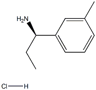(R)-1-(间甲苯基)丙-1-胺 结构式