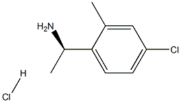 (R)-1-(4-氯-2-甲氧基苯基)乙胺盐酸盐 结构式