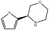 (R)-3-(噻吩-2-基)吗啉 结构式