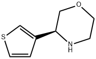 (S)-3-(噻吩-3-基)吗啉 结构式