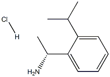 (R)-1-(2-异丙基苯基)乙胺 结构式