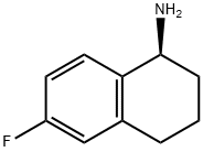 (S)-6-氟-1,2,3,4-四氢萘胺 结构式