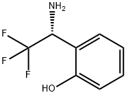 (R)-2-(1-aMino-2,2,2-trifluoroethyl)phenol hydrochloride 结构式