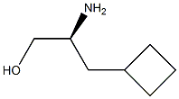 (2S)-2-AMino-3-cyclobutylpropan-1-ol 结构式