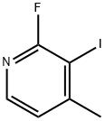 2-氟-3-碘-4-甲基吡啶 结构式