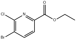 Ethyl 5-broMo-6-chloropicolinate 结构式
