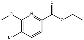 5-溴-6-甲氧基吡啶甲酸 结构式