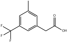 3-甲基-5-三氟甲基苯乙酸 结构式