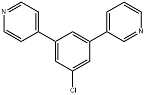 3-[3-氯-5-(4-吡啶基)苯基]吡啶 结构式