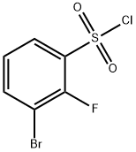 3-溴-2-氟苯磺酰氯 结构式