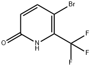 2-三氟甲基-3-溴-6-羟基吡啶 结构式