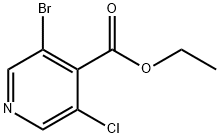 3-溴-5-氯异烟酸乙酯 结构式