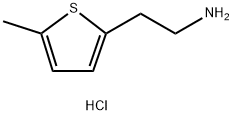 2-(5-甲基-2-噻吩基)乙胺盐酸盐 结构式