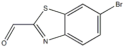 6-溴苯并[D]噻唑-2-甲醛 结构式