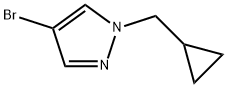 4-溴-1-(环丙基甲基)吡唑 结构式